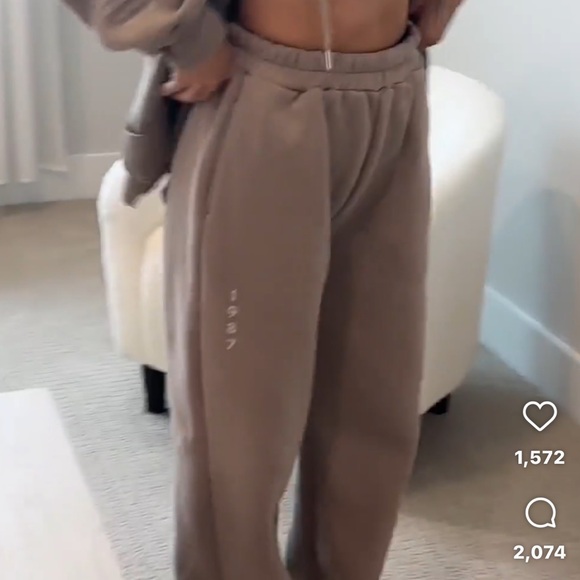 NWT 1987 Label 777 Zip up and Sweatpants Set in Nantucket Size Large L - Picture 5 of 16